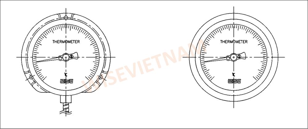 Bản vẽ đồng hồ nhiệt độ - 3