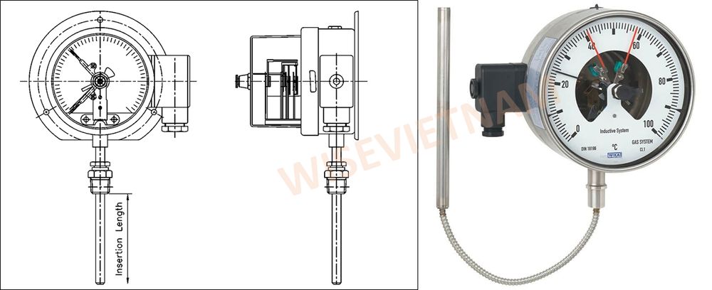 Bản vẽ đồng hồ nhiệt độ - 9