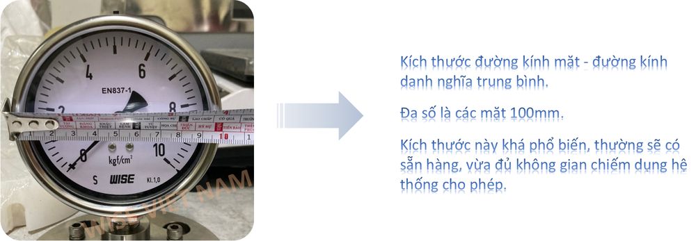 Đồng hồ áp suất 10kg - 4