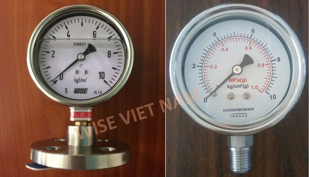 Đồng hồ áp suất 10kg - 1