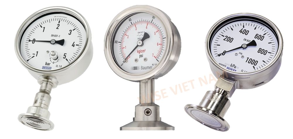 Đồng hồ áp suất màng 6