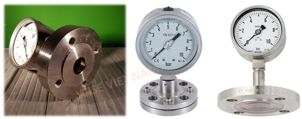 Đồng hồ áp suất màng 3