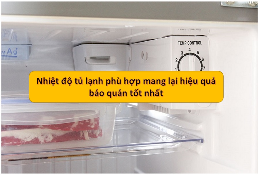 Sự cần thiết của việc điều chỉnh nhiệt độ tủ lạnh phù hợp